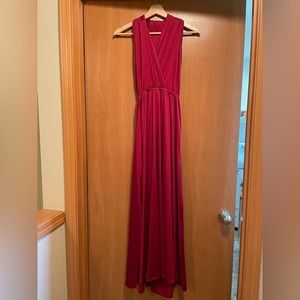 Amazon wrap style dress, size 2, burgundy